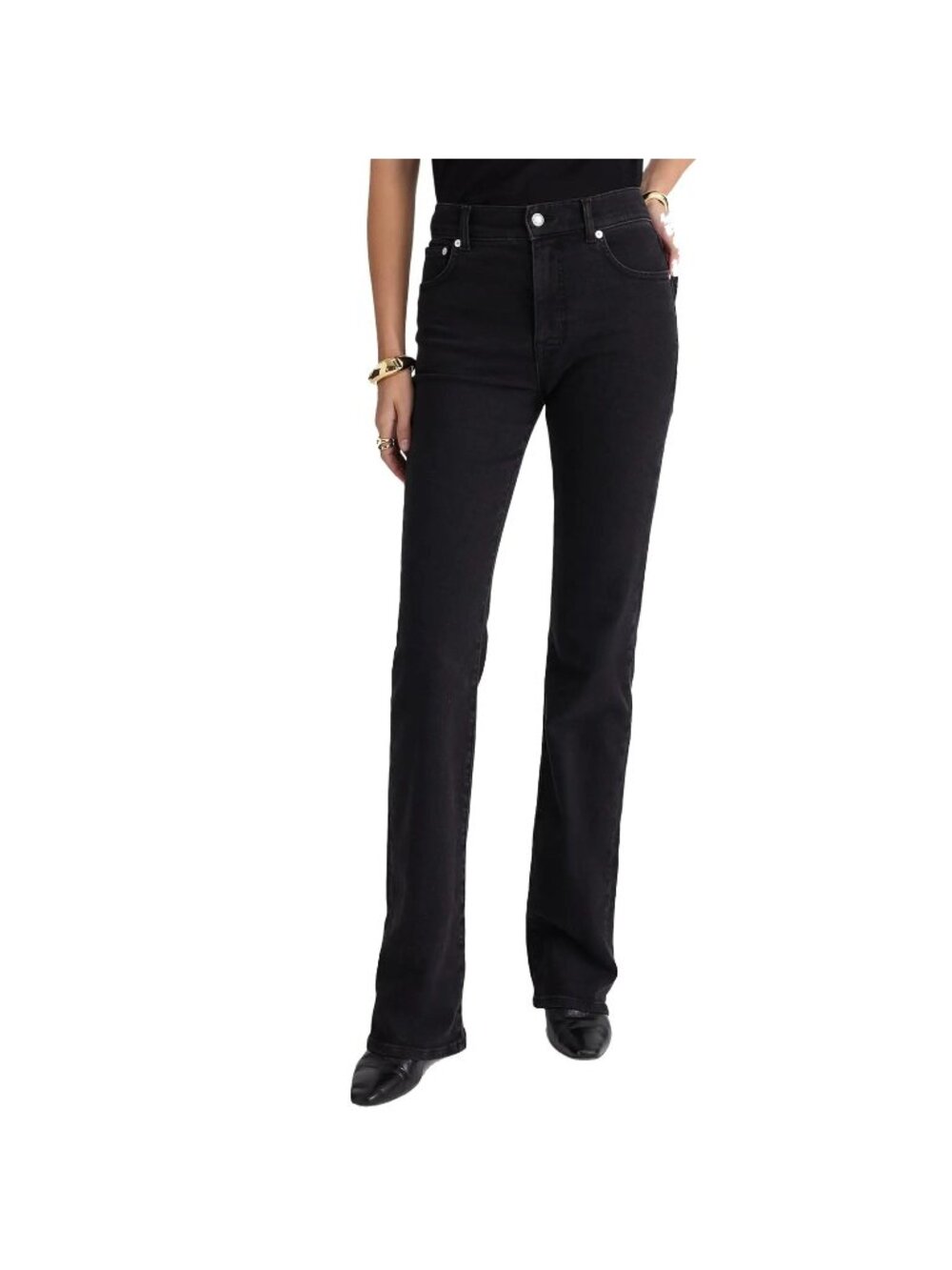 Madewell The Vintage Flare Jean Black Forest Size 31 X 32" NWOT